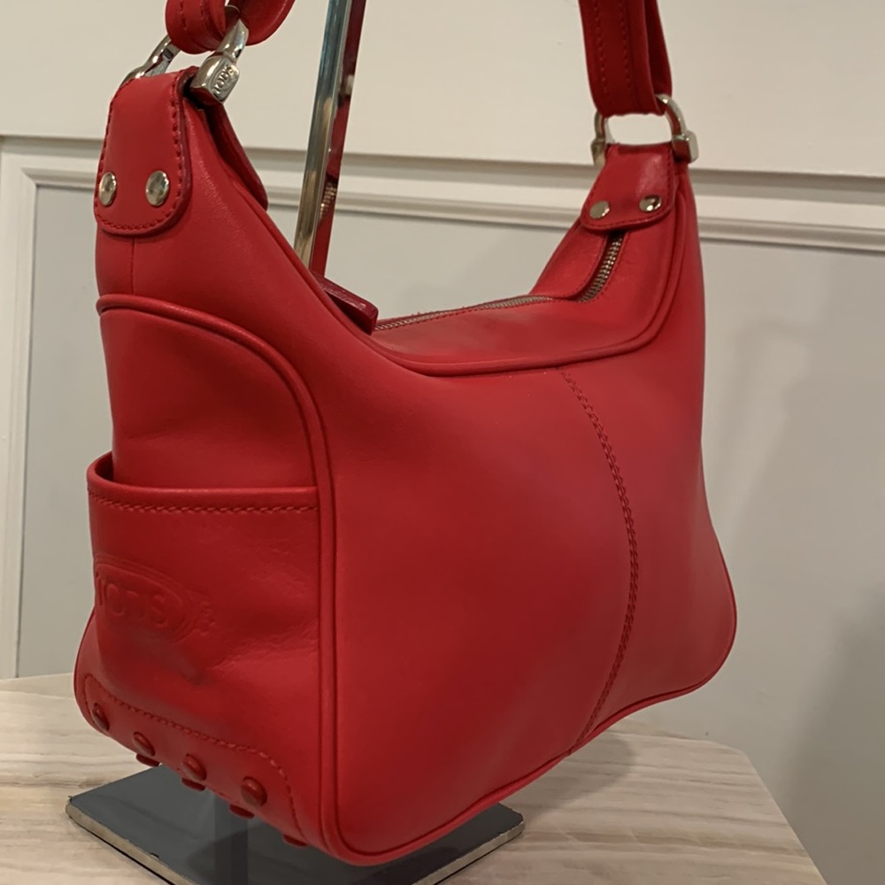 TOD’S Vintage JP Mercer Leather Handbag EUC